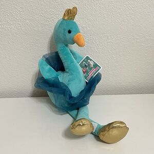 HugFun International Ballerina Birds Peacock Plush Stuffed Animal w/ TAG